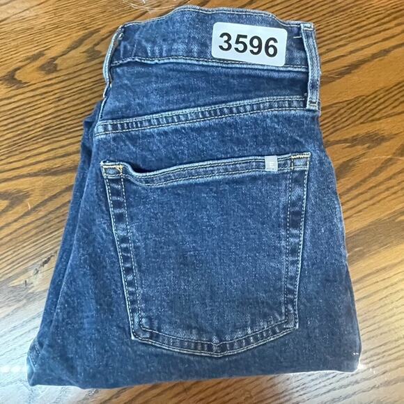 Everlane Jeans Womens 26 Blue Original Cheeky Straight Organic Cotton Mid Rise - Picture 13 of 13